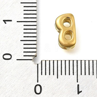 Ion Plating(IP) 304 Stainless Steel Slide Charms STAS-B075-37G-B-1