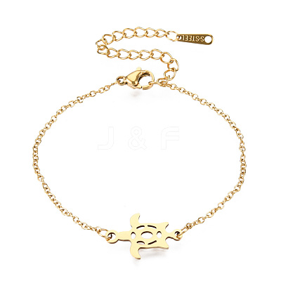 201 Stainless Steel Link Bracelets BJEW-T011-JN483-2-1