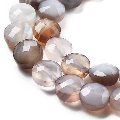 Natural Botswana Agate Beads Strands G-C179-A18-02-1