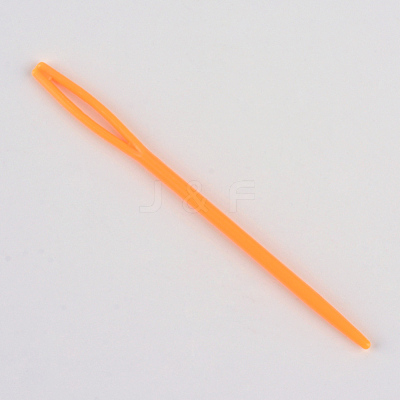 Steel Wire Stainless Steel Circular Knitting Needles and Random Color Plastic Tapestry Needles TOOL-R042-650x5mm-1