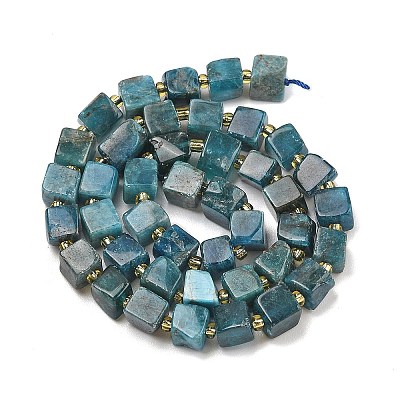 Natural Apatite Beads Strands G-G053-B18-03-1