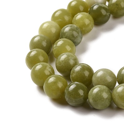 Natural Chinese Southern Jade Beads Strands G-T055-8mm-15-1