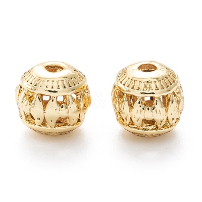 Alloy Hollow Beads PALLOY-P238-05G-RS-1