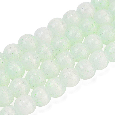 Glass Imitation Cat Eye Beads Strands GLAA-N074-03A-03-1
