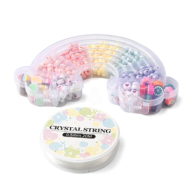 DIY Fruit Bracelet Making Kit DIY-YW0006-64-1