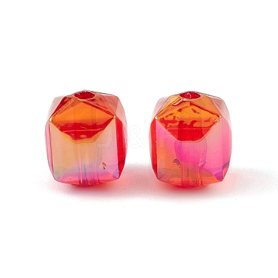 Transparent Acrylic Beads MACR-F073-02-1