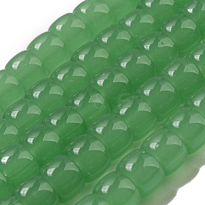 Imitation Jade Glass Beads Strands GLAA-NH0002-A03-1