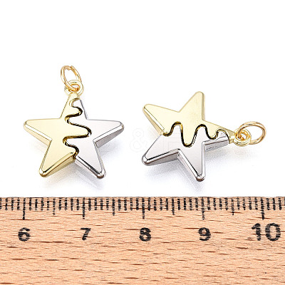 Brass Pendants KK-N268-49GP-1