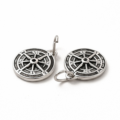 Ion Plating(IP) 304 Stainless Steel Pendants STAS-M089-22AS-1