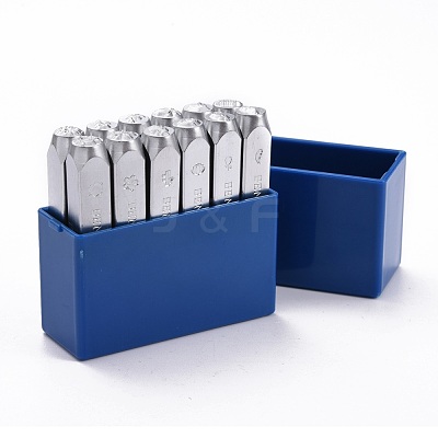 Iron Metal Stamps AJEW-L060-03G-1