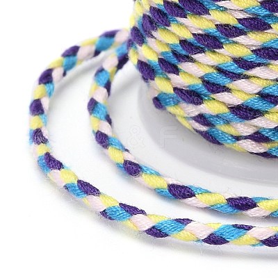 4-Ply Polycotton Cord with Metallic Thread OCOR-Z003-D21-1