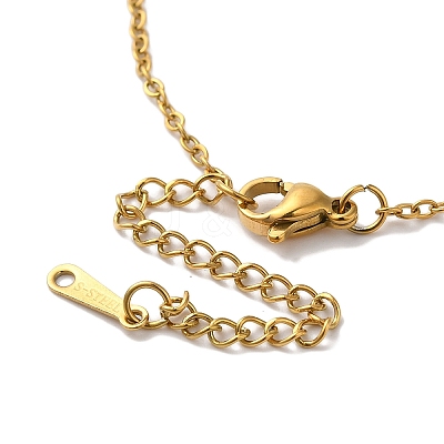PVD Vacuum Plating 201 Stainless Steel Necklaces NJEW-H033-01G-V-1