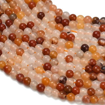 Natural Agate Beads Strands G-Z116-A21-2mm-1