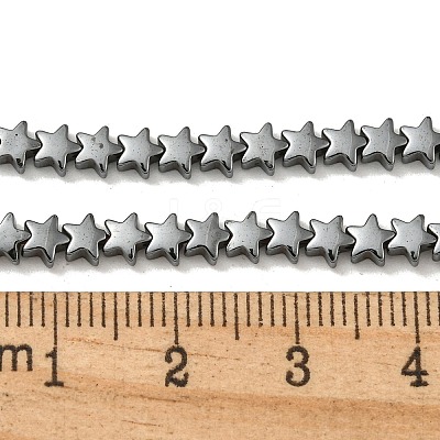 Non-magnetic Synthetic Hematite Beads Strands G-I365-18-1