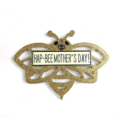 DIY Mother's Day Theme Bees Pendant Silicone Molds SIMO-H010-08-1