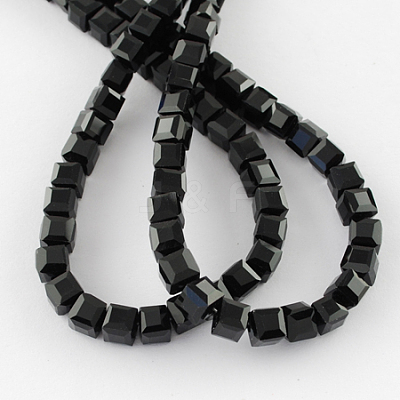 Glass Bead Strands X-GLAA-R041-8x8mm-20-1