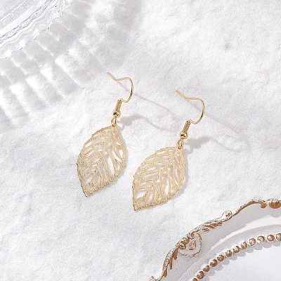 Brass Dangle Earrings EJEW-JE06574-1