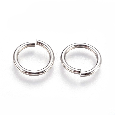 Tarnish Resistant 304 Stainless Steel Saw Cut Open Jump Rings STAS-P212-25P-15-1