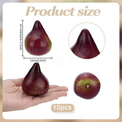 Foam Simulation Fruit Model AJEW-WH0673-49B-1