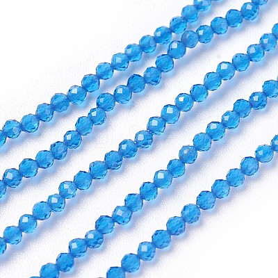 Transparent Glass Beads Strands GLAA-F094-A02-1