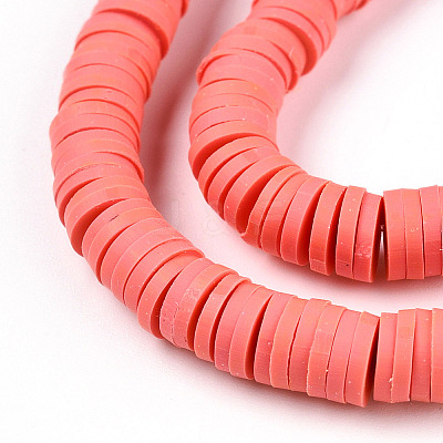 Handmade Polymer Clay Beads X-CLAY-R067-6.0mm-14-1