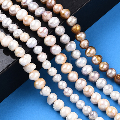Natural Cultured Freshwater Pearl Beads Strands PEAR-N013-05I-1