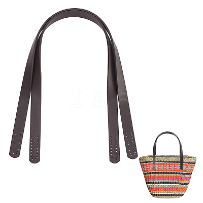PU Imitation Leather Bag Handles FIND-WH0036-53B-1