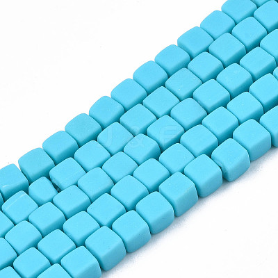 Handmade Polymer Clay Beads Strands X-CLAY-N008-061-05-1
