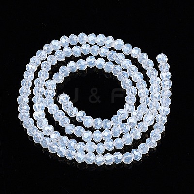 Electroplate Glass Beads Strands EGLA-A044-J3mm-A06-1
