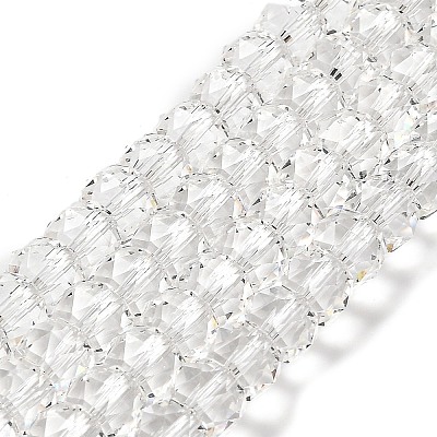 Transparent Glass Beads Strands EGLA-K071-01H-1