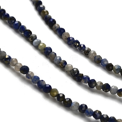 Natural Lapis Lazuli Beads Strands G-RM2025-A21-2mm-1