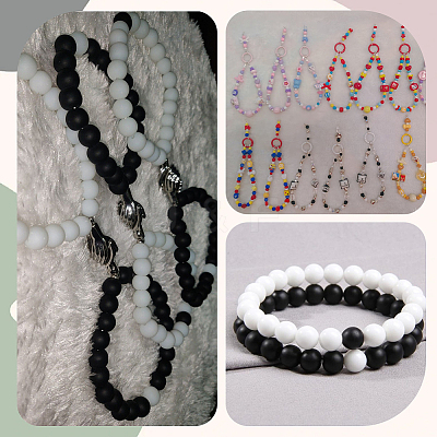 900Pcs Opaque Acrylic Beads MACR-SP0002-35A-1
