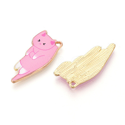 Alloy Enamel Pendants ENAM-N063-01A-1
