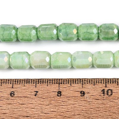Anti-Tarnish Electroplate Glass Beads Strands EGLA-N027-03A-14-1