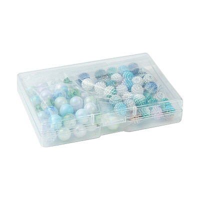 200Pcs 10 Styles Imitation Pearl & Opaque Acrylic Berry Beads OACR-FS0001-96A-1
