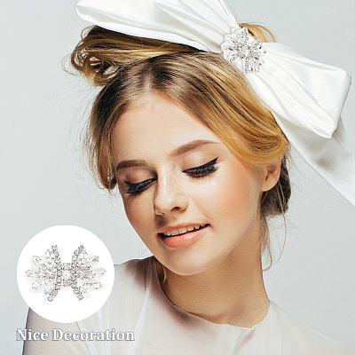 6Pcs 3 Style Glitter Hotfix Rhinestone Iron on Patches(Hot Melt Adhesive On The Back) AJEW-FG0003-69-1