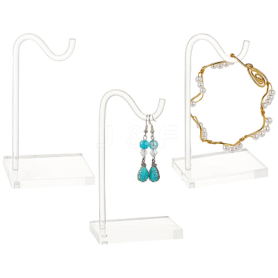Acrylic Bracelet Display Stands BDIS-WH0002-11-1