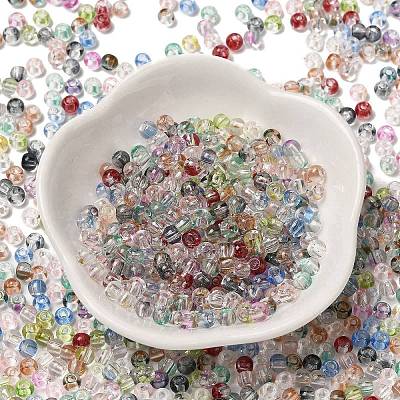 Transparent Colours Glass Round Beads SEED-F006-05A-08-1