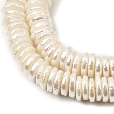 Electroplated Shell Pearl Beads Strands BSHE-B009-E01-2x7mm-1