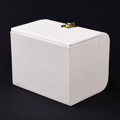 PU Leather Jewelry Organizer Box CON-P012-04A-1