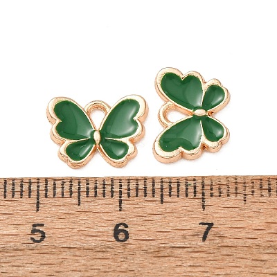 Alloy Enamel Pendants AL-CBA1DF6-01G-1
