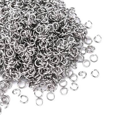 Tarnish Resistant 304 Stainless Steel Open Jump Rings STAS-E011-4x0.7mm-1