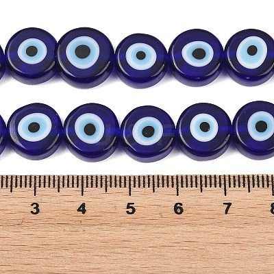 Handmade Evil Eye Lampwork Beads LAMP-C028-02E-1