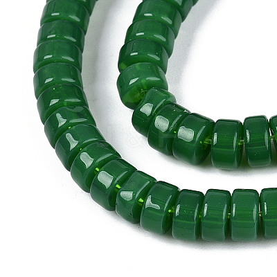 Imitation Jade Glass Beads Strands GLAA-N027-3x6mm-02-1