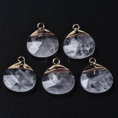 Natural Quartz Crystal Pendants G-Q998-030-1