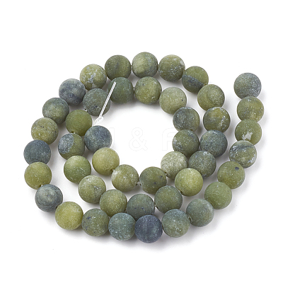Natural Chinese Southern Jade Beads Strands G-T106-071-1