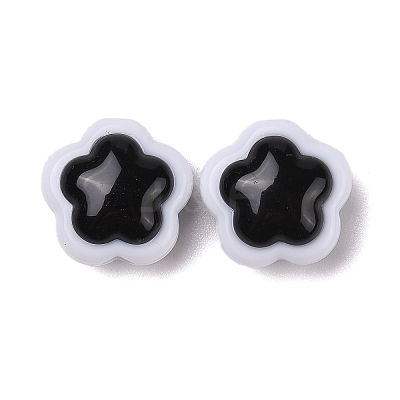 Two-tone Acrylic Beads OACR-U003-05-1