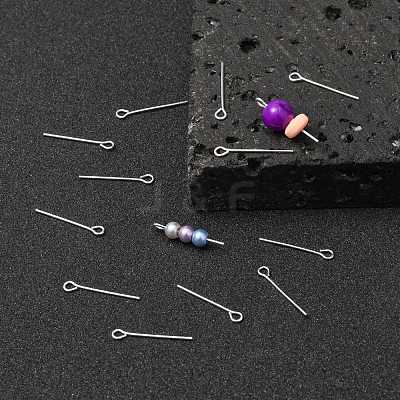Silver Color Plated Iron Eye Pin X-EPS2.0cm-1