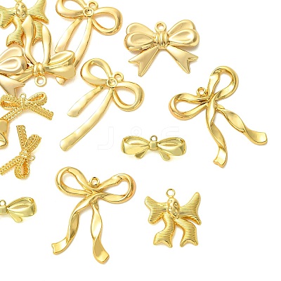 14Pcs 7 Styles Rack Plating Brass Pendants KK-TA0002-89-1