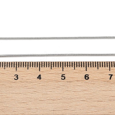 Non-Tarnish 304 Stainless Steel Snake Chain Necklaces NJEW-D285-02P-1